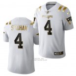 Camiseta NFL Limited New England Patriots Jarrett Stidham Golden Edition 2020 Blanco