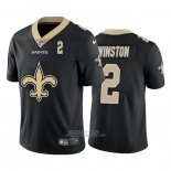 Camiseta NFL Limited New Orleans Saints Winston Big Logo Number Negro
