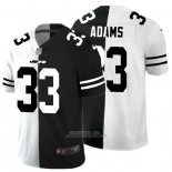 Camiseta NFL Limited New York Jets Adams White Black Split