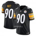 Camiseta NFL Limited Pittsburgh Steelers T.J. Watt Vapor F.U.S.E. Negro