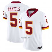 Camiseta NFL Limited Washington Commanders Jayden Daniels Vapor F.U.S.E. Cosido Blanco
