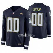 Camiseta NFL Los Angeles Chargers Personalizada Azul Therma Manga Larga