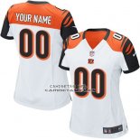 Camiseta NFL Mujer Cincinnati Bengals Personalizada Blanco