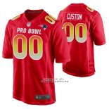 Camiseta NFL Pro Bowl New England Patriots Personalizada Rojo