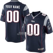 Camiseta NFL Replica New England Patriots Personalizada Azul