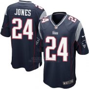 Camiseta New England Patriots Jones Negro Nike Game NFL Nino