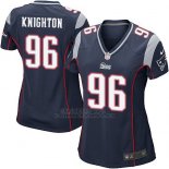 Camiseta New England Patriots Knighton Negro Nike Game NFL Mujer