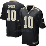 Camiseta New Orleans Saints Cooks Negro Nike Game NFL Hombre