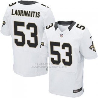 Camiseta New Orleans Saints Laurinaitis Blanco Nike Elite NFL Hombre