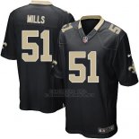 Camiseta New Orleans Saints Mills Negro Nike Game NFL Hombre