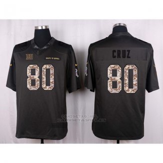Camiseta New York Giants Cruz Apagado Gris Nike Anthracite Salute To Service NFL Hombre