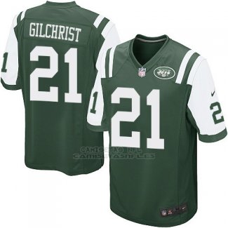 Camiseta New York Jets Gilchrist Verde Nike Game NFL Hombre