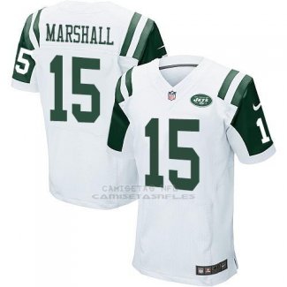 Camiseta New York Jets Marshall Blanco Nike Elite NFL Hombre