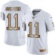 Camiseta Oakland Raiders Janikowski Blanco Nike Gold Legend NFL Hombre