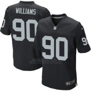 Camiseta Oakland Raiders Williams Negro Nike Elite NFL Hombre