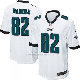 Camiseta Philadelphia Eagles Randle Blanco Nike Game NFL Hombre