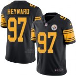 Camiseta Pittsburgh Steelers Heyward Negro Nike Legend NFL Hombre Camiseta Pittsburgh Steelers Heyward Negro Nike Legend NFL Hombre