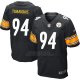 Camiseta Pittsburgh Steelers Timmons Negro Nike Elite NFL Hombre
