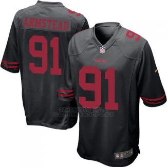 Camiseta San Francisco 49ers Armstead Negro Nike Game NFL Nino