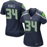 Camiseta Seattle Seahawks Rawls Azul Oscuro Nike Game NFL Mujer