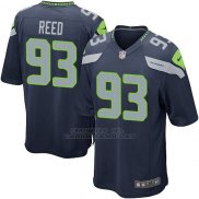 Camiseta Seattle Seahawks Reed Azul Oscuro Nike Game NFL Hombre