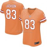 Camiseta Tampa Bay Buccaneers Jackson Naranja Nike Game NFL Mujer