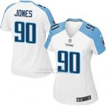 Camiseta Tennessee Titans Jones Blanco Nike Game NFL Mujer