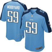 Camiseta Tennessee Titans Woodyard Azul Nike Game NFL Nino