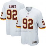 Camiseta Washington Commanders Baker Blanco Nike Game NFL Nino