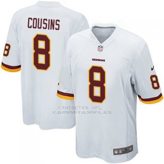 Camiseta Washington Commanders Cousins Blanco Nike Game NFL Hombre