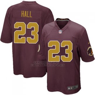 Camiseta Washington Commanders Hall Marron Nike Game NFL Nino