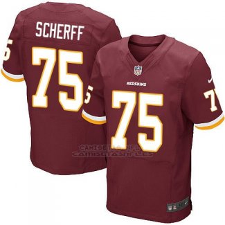 Camiseta Washington Commanders Scherff Rojo Nike Elite NFL Hombre