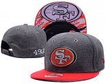 Gorra NFL San Francisco 49ers Apagado Gris Rojo