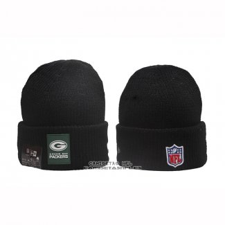 Gorro Beanie Green Bay Packers New Era Negro