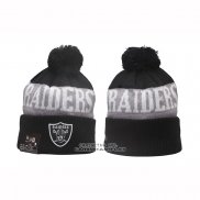 Gorro Beanie Las Vegas Raiders New Era Sideline Negro Gris1