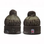 Gorro Beanie Minnesota Vikings New Era Verde Militar