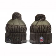Gorro Beanie Minnesota Vikings New Era Verde Militar