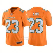Mens Camiseta NFL Limited Hombre Miami Dolphins 23 Jay Ajayi Vapor Untouchable Limited Naranja