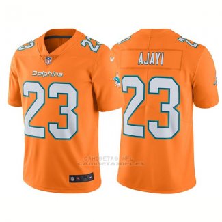 Mens Camiseta NFL Limited Hombre Miami Dolphins 23 Jay Ajayi Vapor Untouchable Limited Naranja