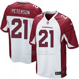 Camiseta Arizona Cardinals Peterson Blanco Rojo Nike Game NFL Nino