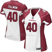 Camiseta Arizona Cardinals Tillman Blanco Rojo Nike Game NFL Mujer