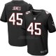 Camiseta Atlanta Falcons Jones Negro Nike Elite NFL Hombre