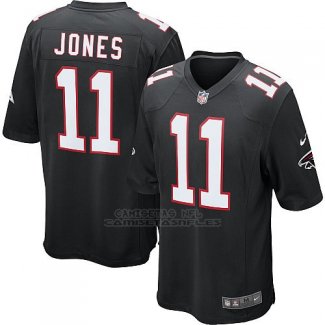 Camiseta Atlanta Falcons Jones Negro Nike Game NFL Hombre