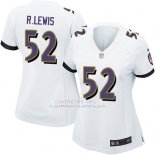 Camiseta Baltimore Ravens R.Lewis Blanco Nike Game NFL Mujer