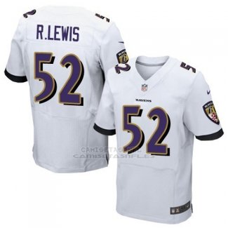Camiseta Baltimore Ravens R.Lewis Blanco Nike Elite NFL Hombre