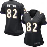 Camiseta Baltimore Ravens Watson Negro Nike Game NFL Mujer