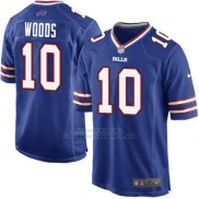Camiseta Buffalo Bills Woods Azul Nike Game NFL Hombre