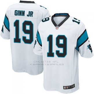 Camiseta Carolina Panthers Ginn Jr Blanco Nike Game NFL Nino