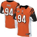 Camiseta Cincinnati Bengals Peko Naranja Nike Elite NFL Hombre