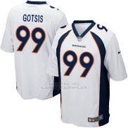 Camiseta Denver Broncos Gotsis Blanco Nike Game NFL Hombre